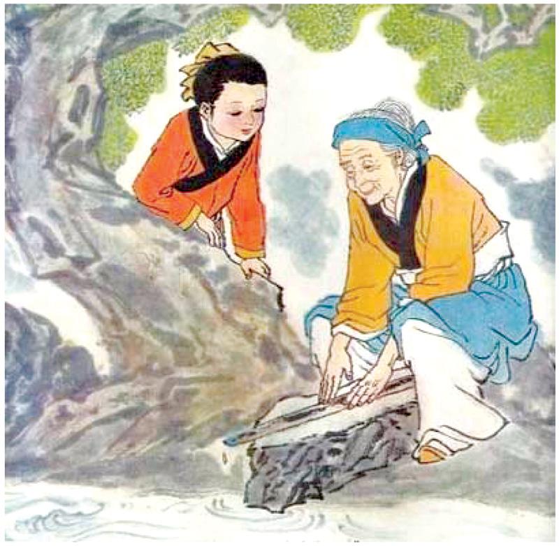 图4 补充阅读资源《铁杵磨成针》
